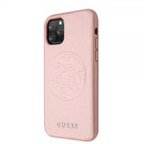 Guess iPhone 11 Pro Cover Saffiano Rosaguld