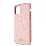 Guess iPhone 11 Pro Cover Saffiano Rosaguld