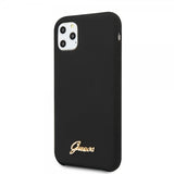Guess iPhone 11 Pro Skal Silicone Cover Vintage Sort
