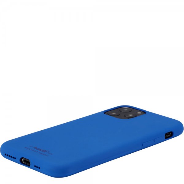 holdit iPhone 11 Pro Cover Silikone Royal Blue