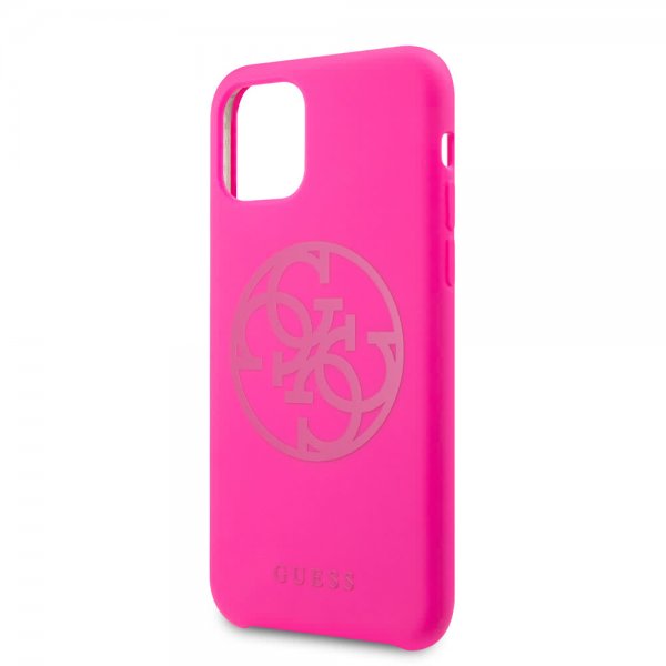 Guess iPhone 11 Pro Cover Tone on Tone Magenta