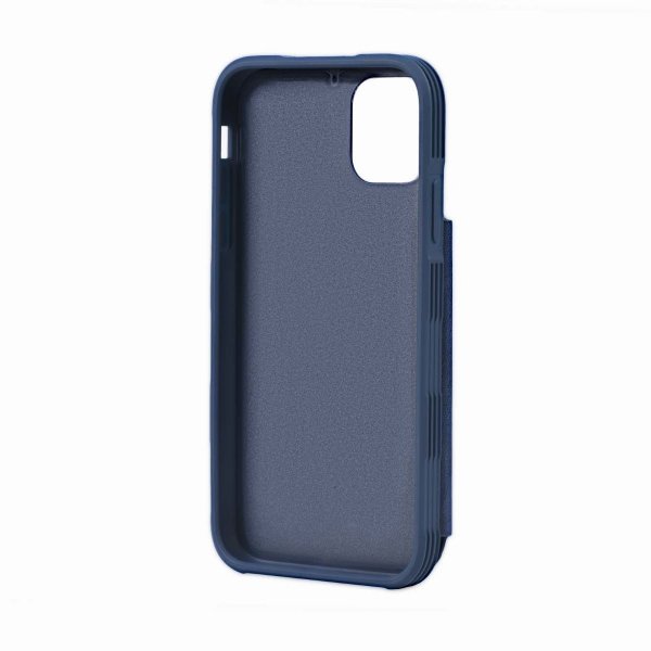 iPhone 11 Pro Cover Udfoldelig Kortholder Blå