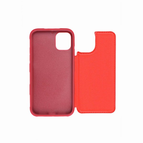 iPhone 11 Pro Cover Udklappeligt Kortholder Rød