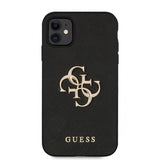 Guess iPhone 11 Cover 4G Logo Saffiano Sort