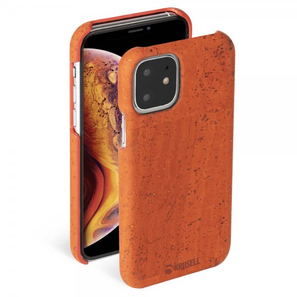 Krusell iPhone 11 Cover Birka Cover Rust