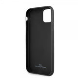 BMW iPhone 11 Cover Præget Logo Sort