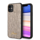 Guess iPhone 11 Cover Lizard Guld