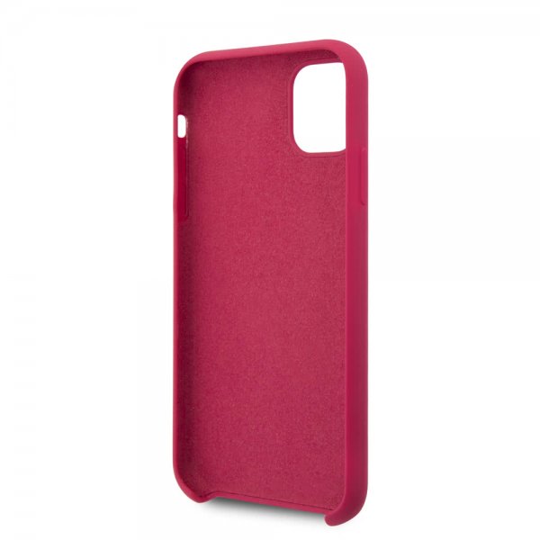 Guess iPhone 11 Cover Silikone Vintage Rød