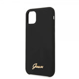 Guess iPhone 11 Cover Silikone Vintage Sort