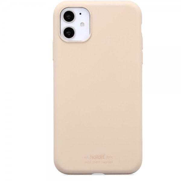 holdit iPhone 11 Cover Silikone Beige