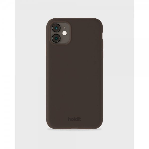 holdit iPhone 11 Cover Silikone Chocolate