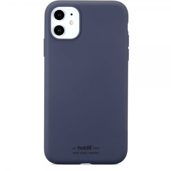 holdit iPhone 11 Cover Silikone Navy Blue