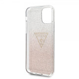 Guess iPhone 11 Cover Solid Glitter Cover Rosa