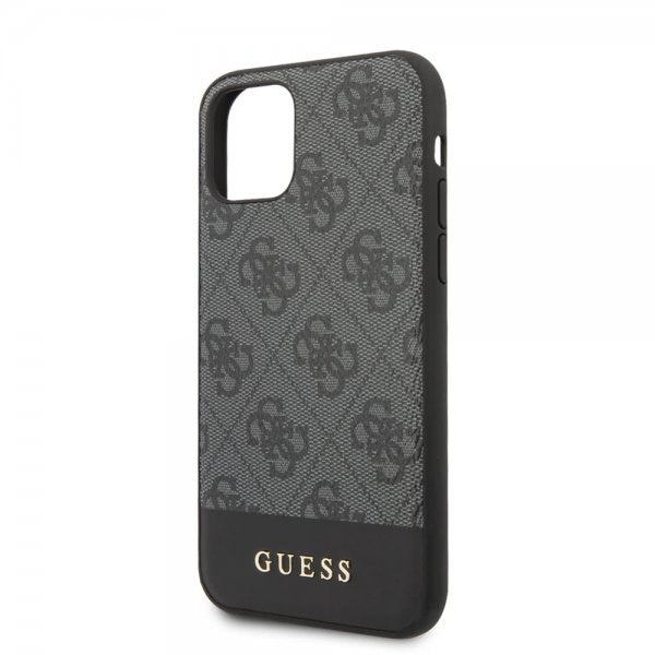 Guess iPhone 11 Cover Stripe Grå