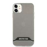 AMG iPhone 11 Cover Stripes Horizontal Klar Sort