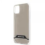 AMG iPhone 11 Cover Stripes Horizontal Klar Sort