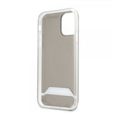 AMG iPhone 11 Cover Stripes Horizontal Klar Sort
