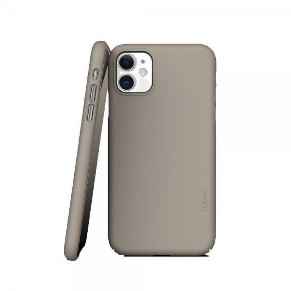 Nudient iPhone 11 Cover Thin Case V3 Clay Beige