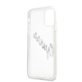 Guess iPhone 11 Cover Vintage Script Sølv Klar