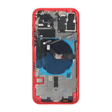 iPhone 12-bagside med komplet ramme OEM - Rød