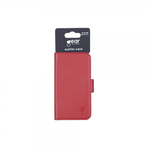 Gear iPhone 12 Mini Cover med Kortlomme Rød