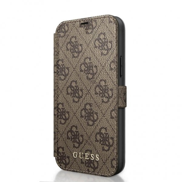 Guess iPhone 12 Mini Cover Monogram Brun