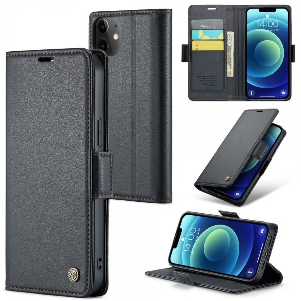 CaseMe iPhone 12/iPhone 12 Pro Etui 023 Series Sort