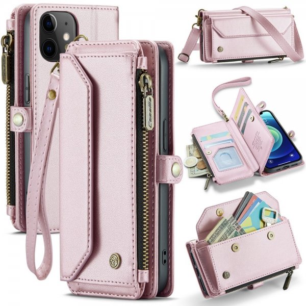 CaseMe iPhone 12/iPhone 12 Pro Etui C36 Serie Rosa