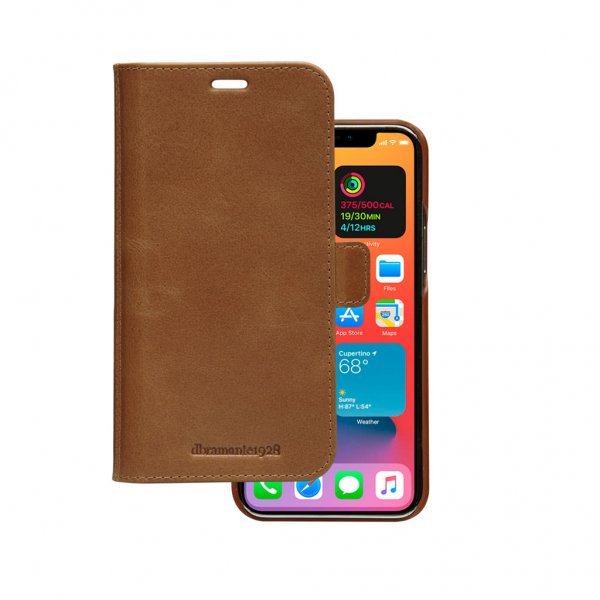 dbramante1928 iPhone 12/iPhone 12 Pro Etui Lynge Aftageligt Cover Tan