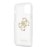 Guess iPhone 12/iPhone 12 Pro Cover 4G Logo Guld Klar