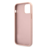 Guess iPhone 12/iPhone 12 Pro Cover 4G Logo Saffiano Pink