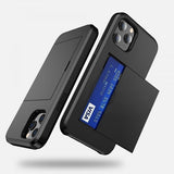 iPhone 12/iPhone 12 Pro Cover Card Slide Blå