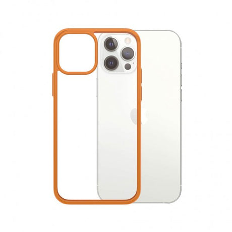 PanzerGlass iPhone 12/iPhone 12 Pro Cover ClearCase Color PG Orange