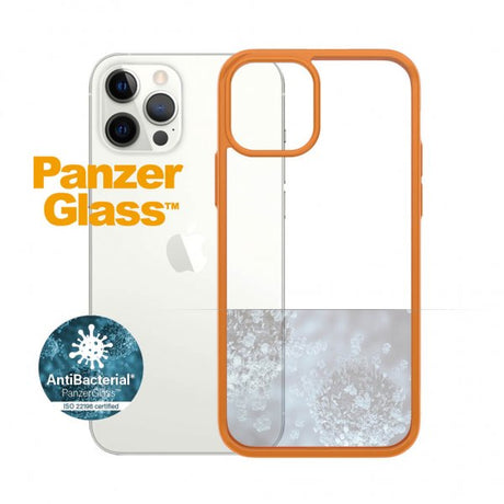 PanzerGlass iPhone 12/iPhone 12 Pro Cover ClearCase Color PG Orange