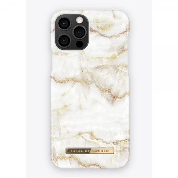 Ideal of Sweden iPhone 12/iPhone 12 Pro Cover Fashion Case Golden Pearl Marble