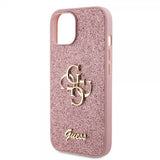 Guess iPhone 12/iPhone 12 Pro Cover Fixed Glitter Rosa