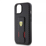 Ferrari iPhone 12/iPhone 12 Pro Cover Greb Standerfunktion Sort