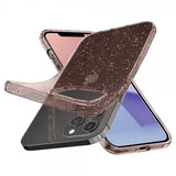 Spigen iPhone 12/iPhone 12 Pro Cover Liquid Crystal Glitter Rose Quartz
