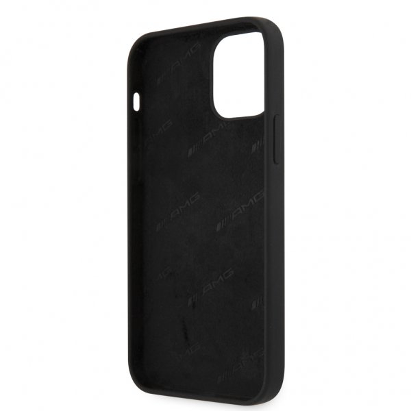 AMG iPhone 12/iPhone 12 Pro Cover Liquid Silicone Sort