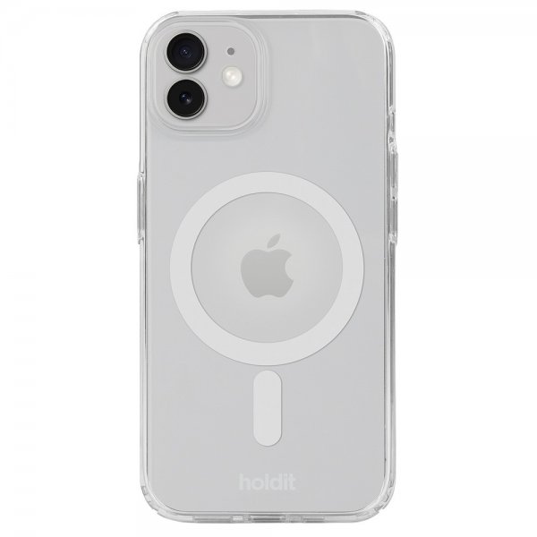 holdit iPhone 12/iPhone 12 Pro Cover MagSafe Case Hvid Transparent