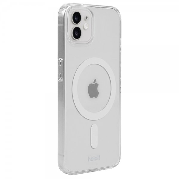 holdit iPhone 12/iPhone 12 Pro Cover MagSafe Case Hvid Transparent