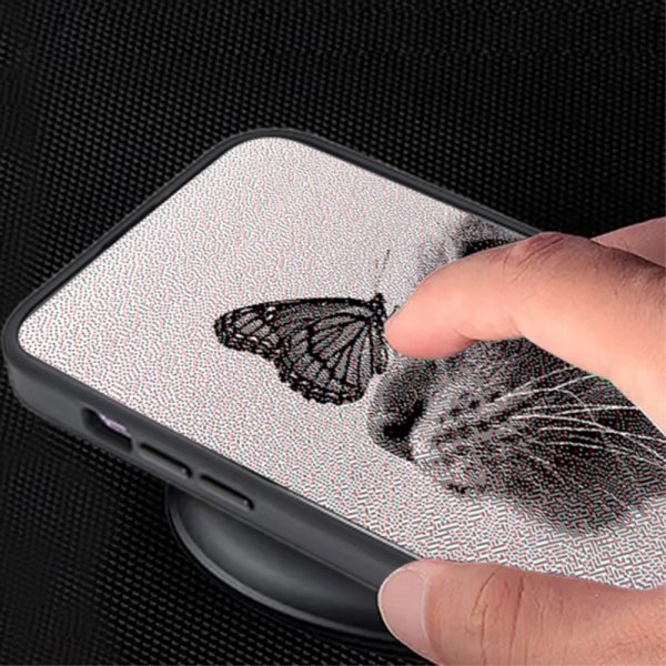 iPhone 12/iPhone 12 Pro Etui med indbygget Display E Ink Case Sort