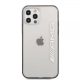 AMG iPhone 12/iPhone 12 Pro Cover Metallisk Sort Transparent