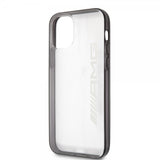AMG iPhone 12/iPhone 12 Pro Cover Metallisk Sort Transparent