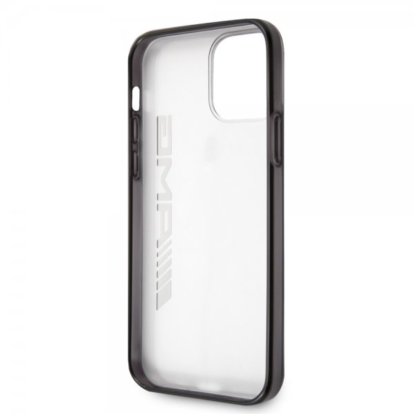 AMG iPhone 12/iPhone 12 Pro Cover Metallisk Sort Transparent