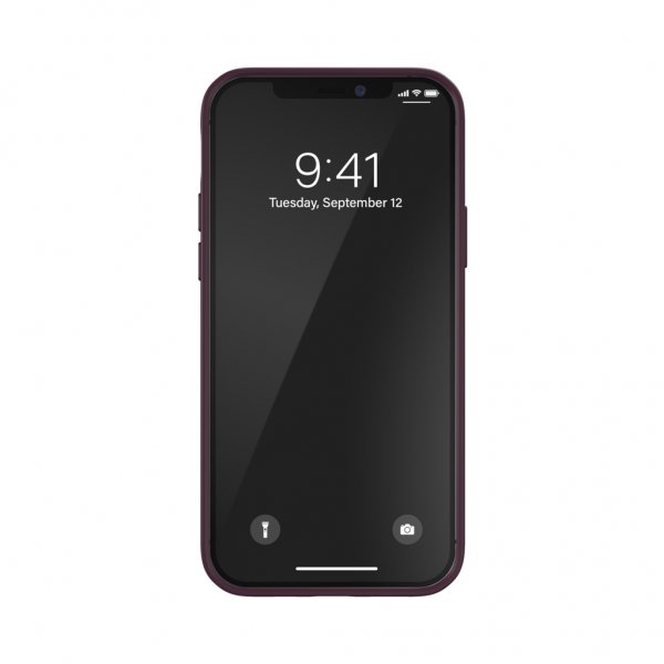 Adidas iPhone 12/iPhone 12 Pro Cover Støbt Etui PU Maroon/Solar Orange