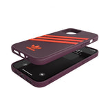 Adidas iPhone 12/iPhone 12 Pro Cover Støbt Etui PU Maroon/Solar Orange