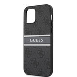 Guess iPhone 12/iPhone 12 Pro Cover Printed Stripe Grå