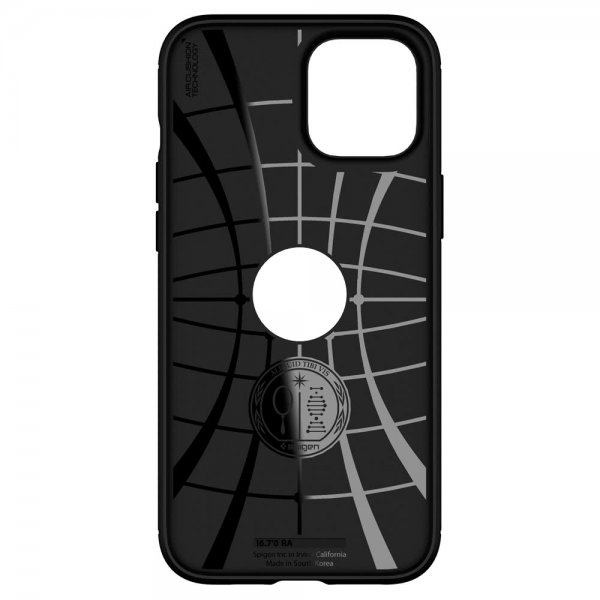 Spigen iPhone 12/iPhone 12 Pro Cover Rugged Armor Mat Sort