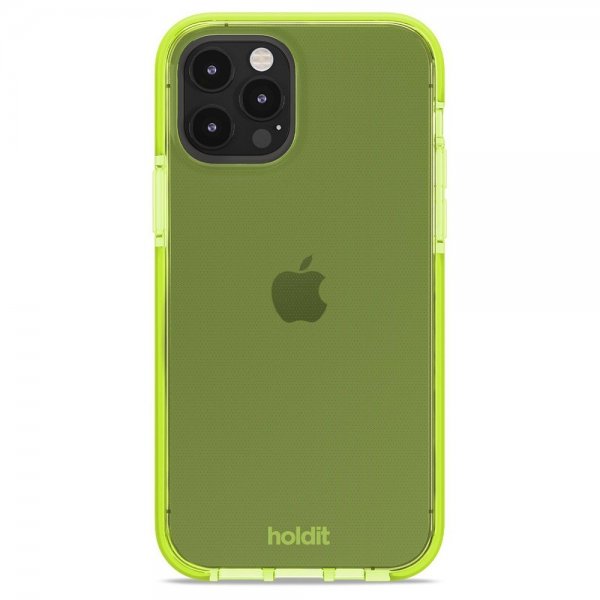holdit iPhone 12/iPhone 12 Pro Cover Seethru Acid Green